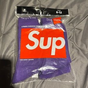 Brand New SUPREME socks